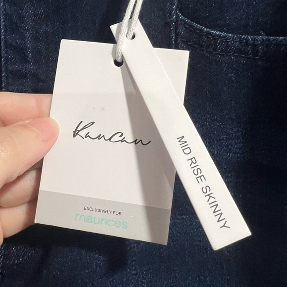 New‎ NWT KanCan 30x29 jeans mid rise skinny dark wash - Picture 4 of 12